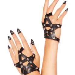 Spirit Halloween Pentagram Gloves