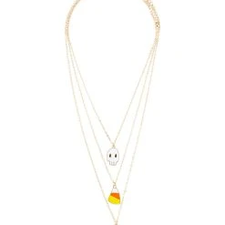 Spirit Halloween Ghost and Candy Chain Necklaces - 3 Pack