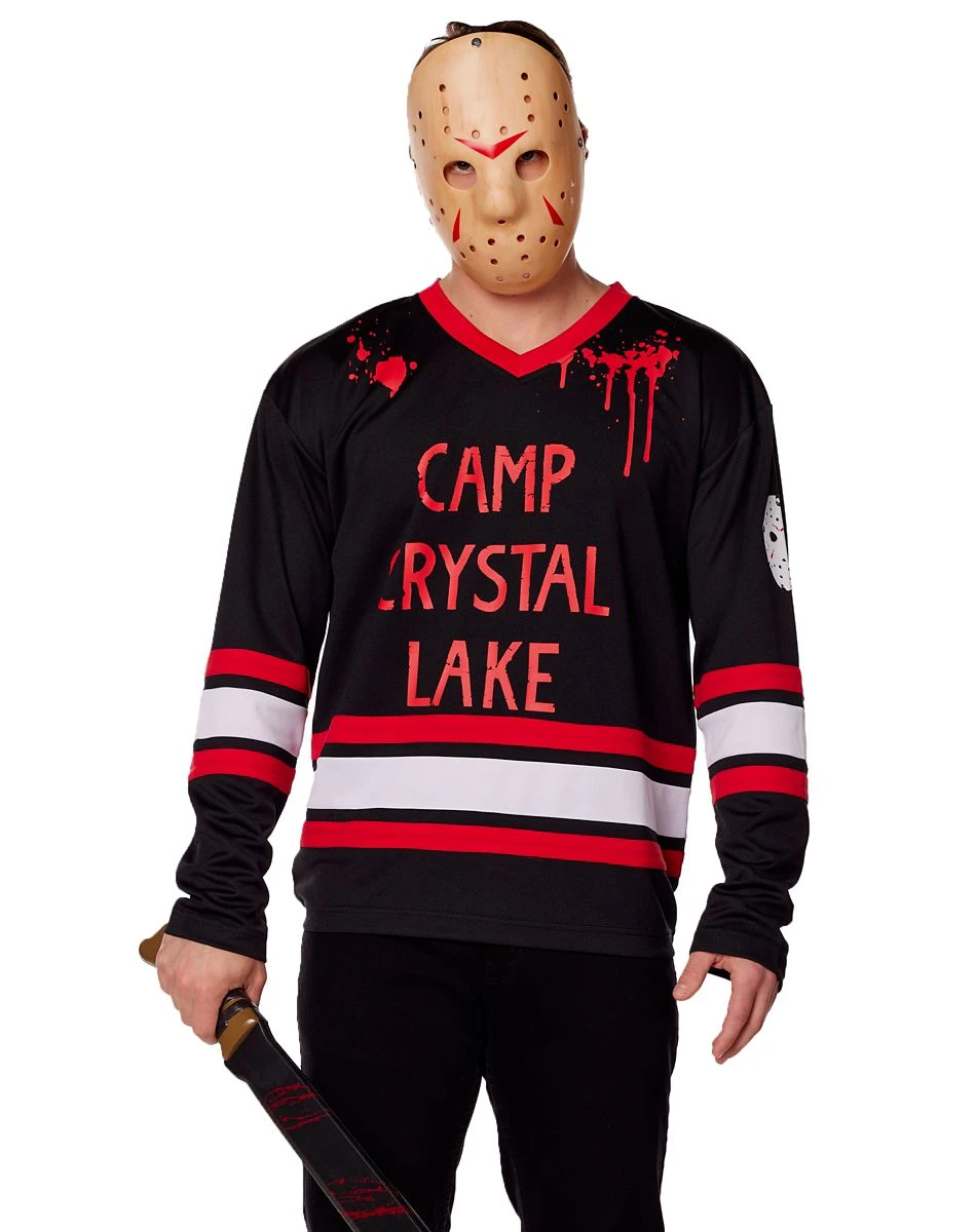 Spirit Halloween Camp Crystal Lake Hockey Jersey - Friday the 13th 3 Spirit Halloween Camp Crystal Lake Hockey Jersey - Friday the 13th