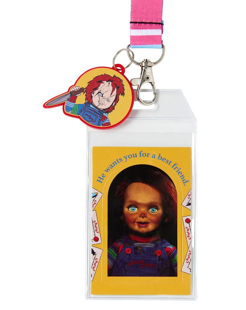 Spirit Halloween Good Guys Chucky Lanyard 3 Spirit Halloween Good Guys Chucky Lanyard