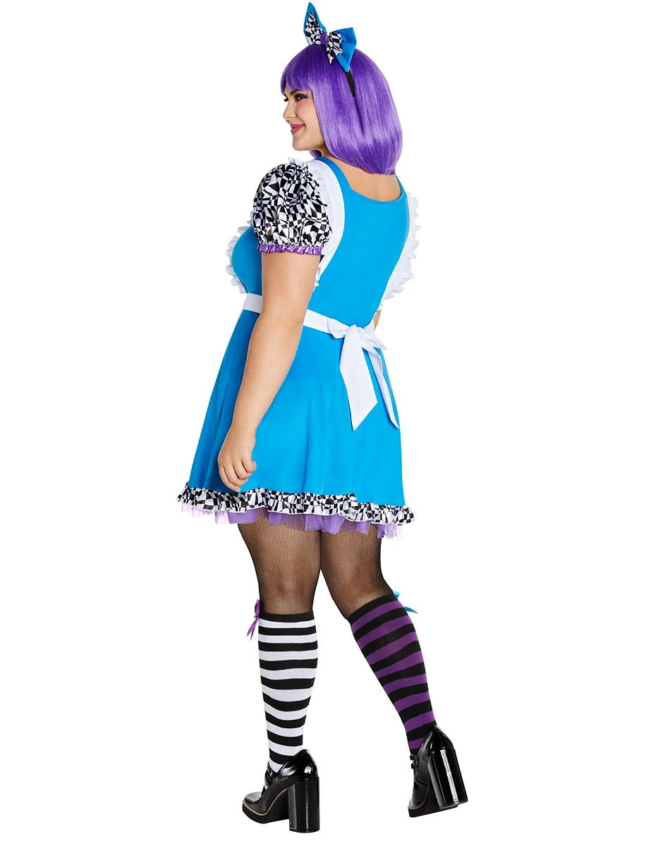 Spirit Halloween Adult Alice Plus Size Costume 4 Spirit Halloween Adult Alice Plus Size Costume - Image 2