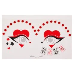 Spirit Halloween Queen of Hearts Face Decals