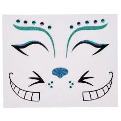 Spirit Halloween Mischievous Cat Face Decals -HALLOWEEN COSTUMES Sales Store 01585561 b