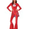 Spirit Halloween Adult Thing 1 and Thing 2 Bell Bottom Costume - Dr. Seuss -HALLOWEEN COSTUMES Sales Store 01586825 a