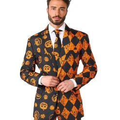 Spirit Halloween Adult Distressed Pumpkin Party Suit