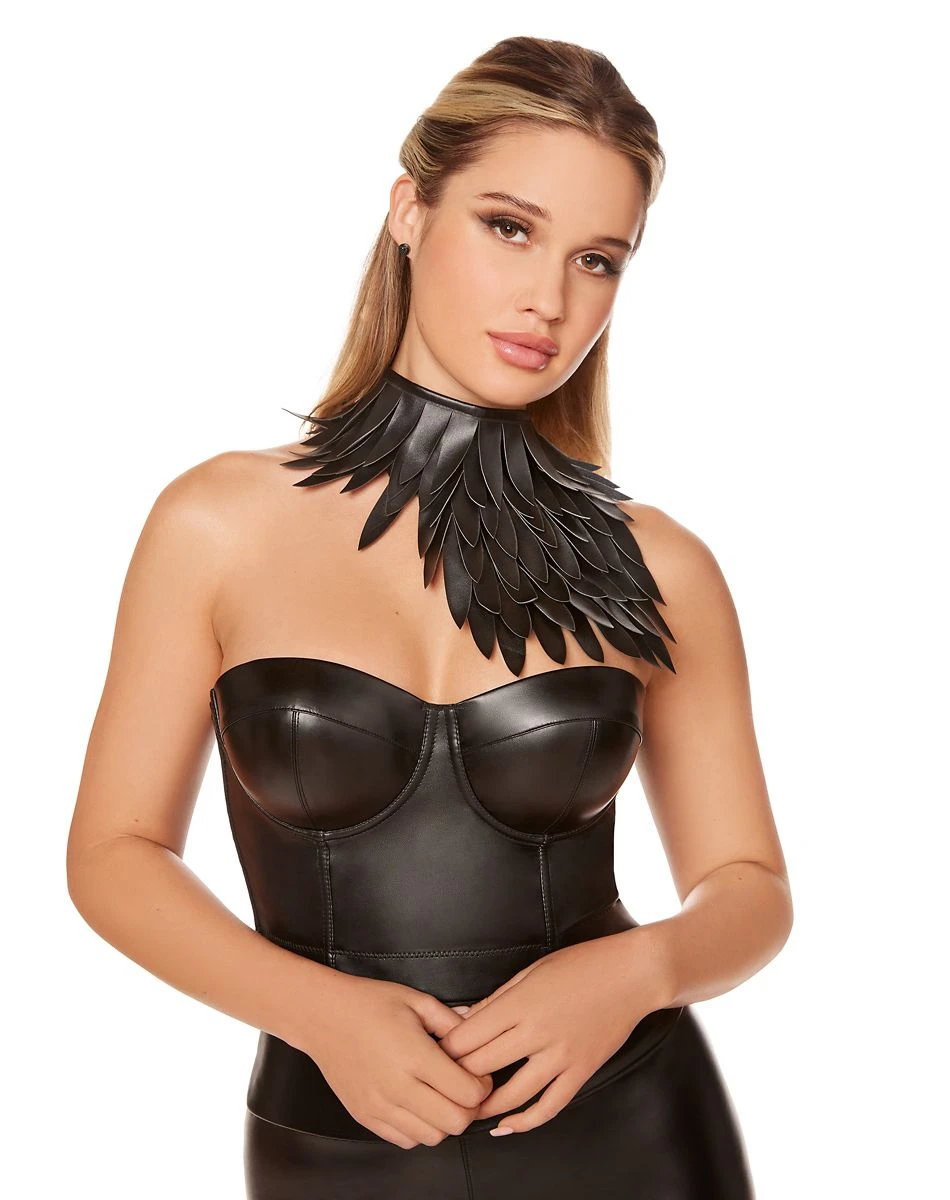 Spirit Halloween Fallen Angel Choker Necklace 3 Spirit Halloween Fallen Angel Choker Necklace