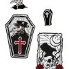 Spirit Halloween Plague Doctor Patch and Pin Set