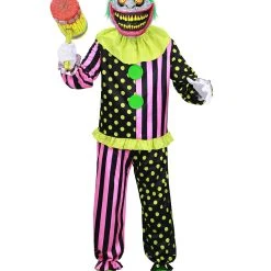 Spirit Halloween Adult Light Up Wacky Mole Clown Costume