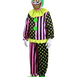 Spirit Halloween Adult Light Up Wacky Mole Clown Costume -HALLOWEEN COSTUMES Sales Store 01588961 c