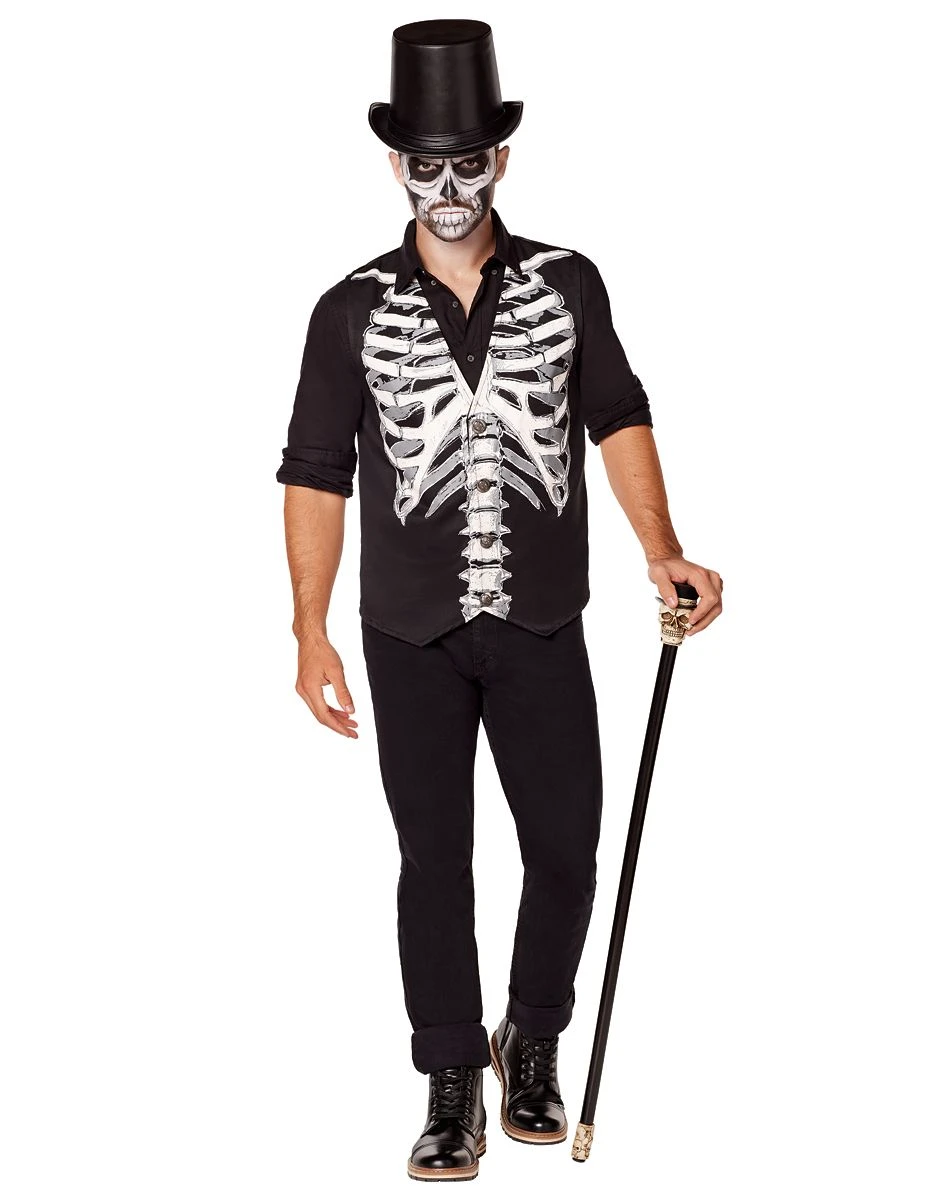 Spirit Halloween Adult Skeleton Vest 3 Spirit Halloween Adult Skeleton Vest