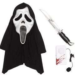 Spirit Halloween Ghost Face ® Costume Kit with Voice Changer