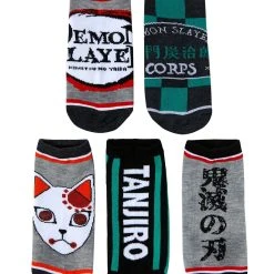 Spirit Halloween Demon Slayer No Show Socks - 5 Pack