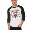 Spirit Halloween Adult Hellfire Raglan T Shirt - Stranger Things 2 Spirit Halloween Adult Hellfire Raglan T Shirt - Stranger Things -HALLOWEEN COSTUMES Sales Store 01596345 a