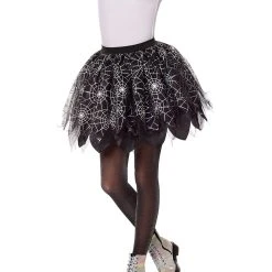 Spirit Halloween Kids Spider Web Skirt