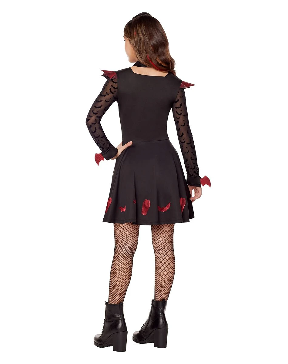 Spirit Halloween Kids Vampire Academy Dress Costume 4 Spirit Halloween Kids Vampire Academy Dress Costume - Image 2