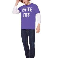 Spirit Halloween Adult Byte Off T Shirt - Stranger Things -HALLOWEEN COSTUMES Sales Store 01600097 c