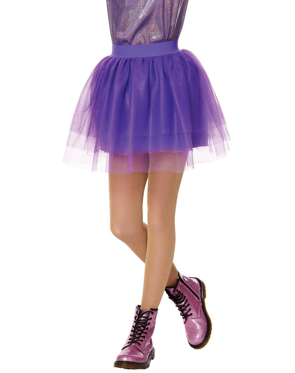Spirit Halloween Kids Purple Tulle Skirt 3 Spirit Halloween Kids Purple Tulle Skirt