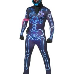 Spirit Halloween Adult Light-Up Fortnite Party Trooper Costume