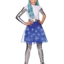 Spirit Halloween Kids Light-Up Addison Alien Costume - Zombies 3