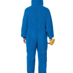 Spirit Halloween Adult Cookie Monster Union Suit - Sesame Street -HALLOWEEN COSTUMES Sales Store 01601582 b