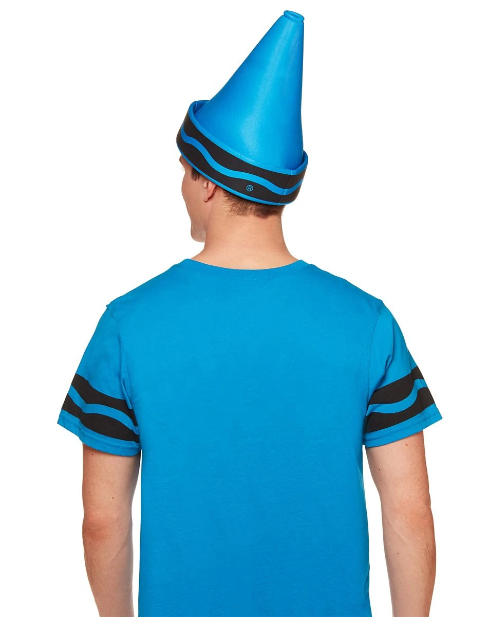 Spirit Halloween Adult Cerulean Crayon Costume Kit - Crayola 4 Spirit Halloween Adult Cerulean Crayon Costume Kit - Crayola - Image 2