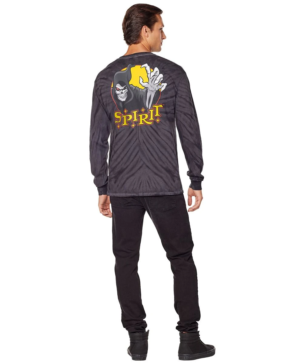 Spirit Halloween Tie Dye Long Sleeve T Shirt 4 Spirit Halloween Tie Dye Long Sleeve T Shirt - Image 2