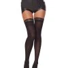 Spirit Halloween Black Skull Lace Thigh High Stockings -HALLOWEEN COSTUMES Sales Store 01603646 a