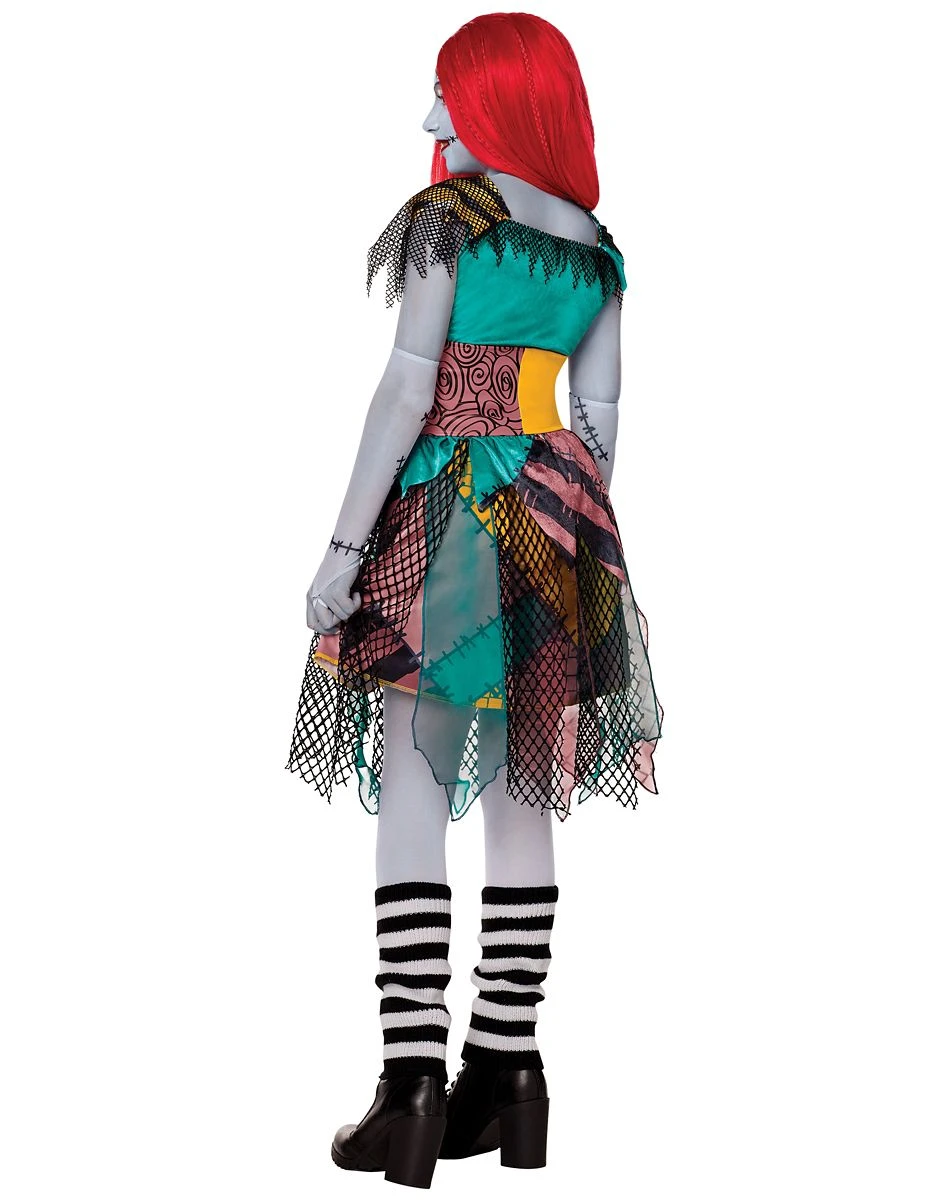 Spirit Halloween Kids Sally Costume The Signature Collection - The Nightmare Before Christmas 4 Spirit Halloween Kids Sally Costume The Signature Collection - The Nightmare Before Christmas - Image 2