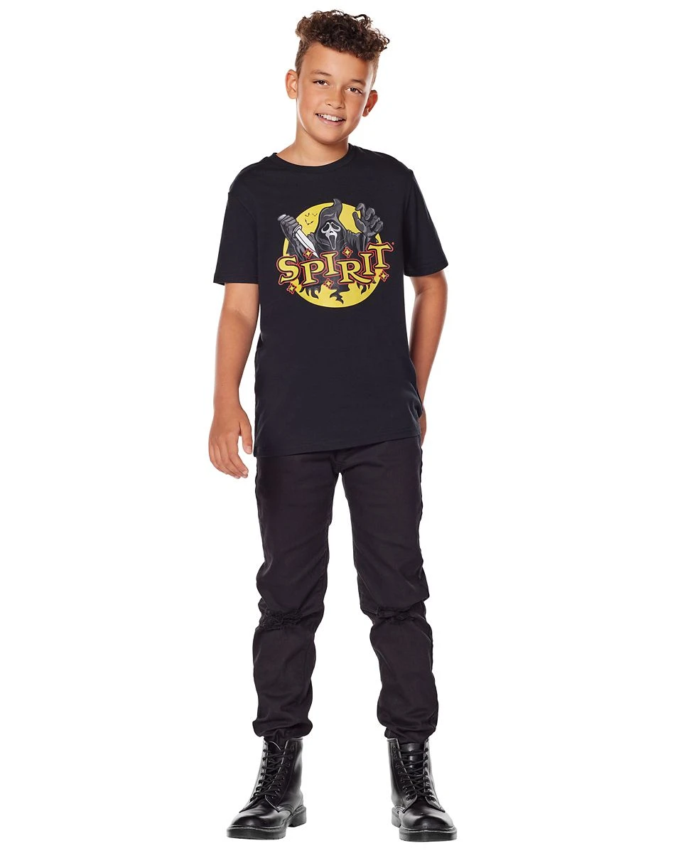 Kids Spirit Halloween Ghost Face ® T Shirt 3 Kids Spirit Halloween Ghost Face ® T Shirt