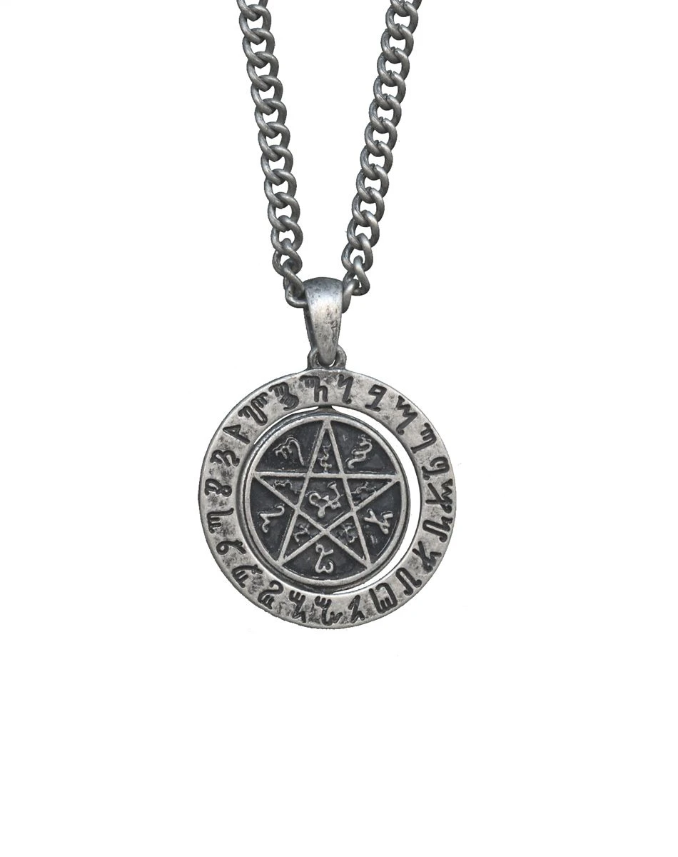 Spirit Halloween Burnished Pentagram Necklace 3 Spirit Halloween Burnished Pentagram Necklace
