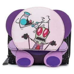 Spirit Halloween Loungefly Invader Zim and Gir 3D Zip Wallet