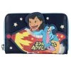 Spirit Halloween Loungefly Glow in the Dark Space Adventure Zip Wallet - Lilo & Stitch -HALLOWEEN COSTUMES Sales Store 03915683 a