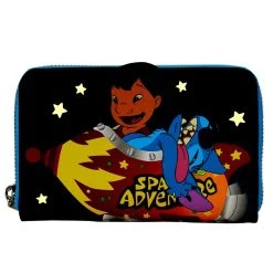 Spirit Halloween Loungefly Glow in the Dark Space Adventure Zip Wallet - Lilo & Stitch -HALLOWEEN COSTUMES Sales Store 03915683 b