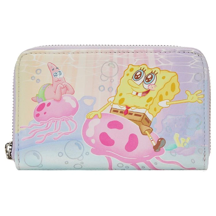 Spirit Halloween Loungefly Pastel Jellyfish Zip Wallet - SpongeBob SquarePants 4 Spirit Halloween Loungefly Pastel Jellyfish Zip Wallet - SpongeBob SquarePants - Image 2