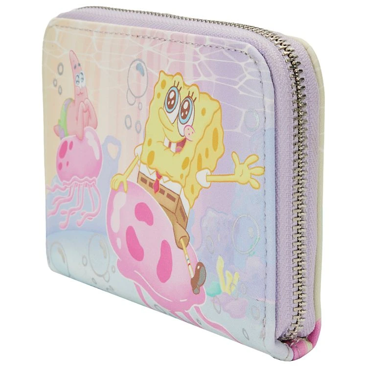 Spirit Halloween Loungefly Pastel Jellyfish Zip Wallet - SpongeBob SquarePants 7 Spirit Halloween Loungefly Pastel Jellyfish Zip Wallet - SpongeBob SquarePants - Image 5