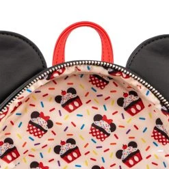Spirit Halloween Loungefly Minnie Mouse Oh My! Sweets Mini Backpack - Disney -HALLOWEEN COSTUMES Sales Store 03936556 d