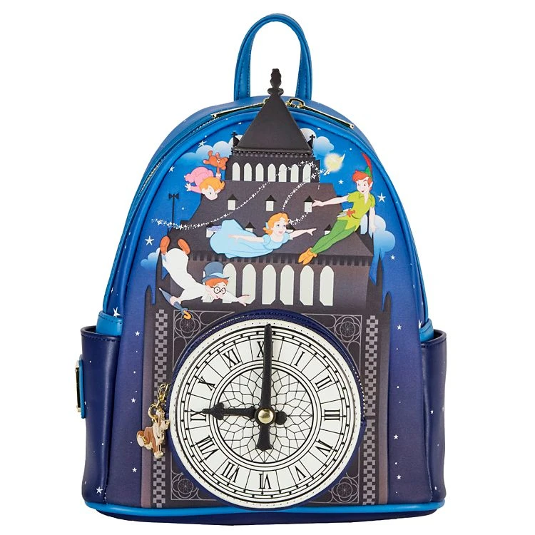 Spirit Halloween Loungefly Glow in the Dark Peter Pan Clock Mini Backpack - Disney 3 Spirit Halloween Loungefly Glow in the Dark Peter Pan Clock Mini Backpack - Disney