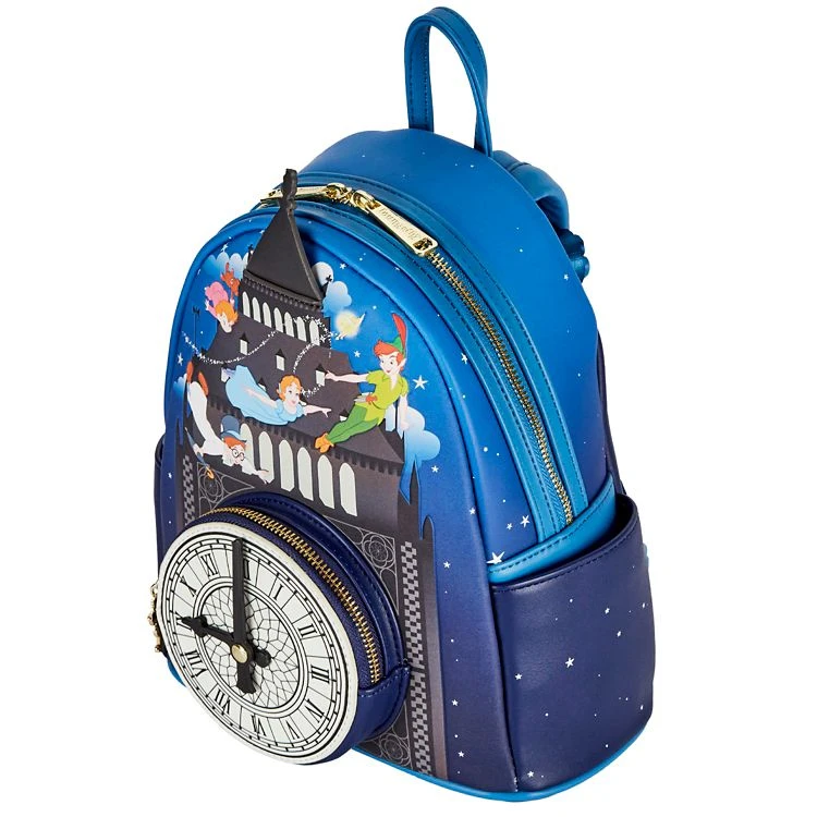 Spirit Halloween Loungefly Glow in the Dark Peter Pan Clock Mini Backpack - Disney 6 Spirit Halloween Loungefly Glow in the Dark Peter Pan Clock Mini Backpack - Disney - Image 4