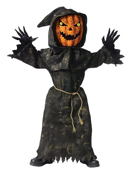 Spirit Halloween Kids Bobble Head Pumpkin Costume 3 Spirit Halloween Kids Bobble Head Pumpkin Costume