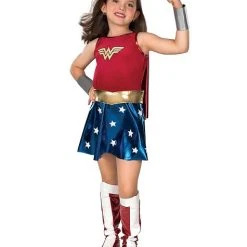 Spirit Halloween Kids Wonder Woman Costume Deluxe - DC Comics