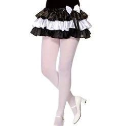 Spirit Halloween Kids Opaque White Tights