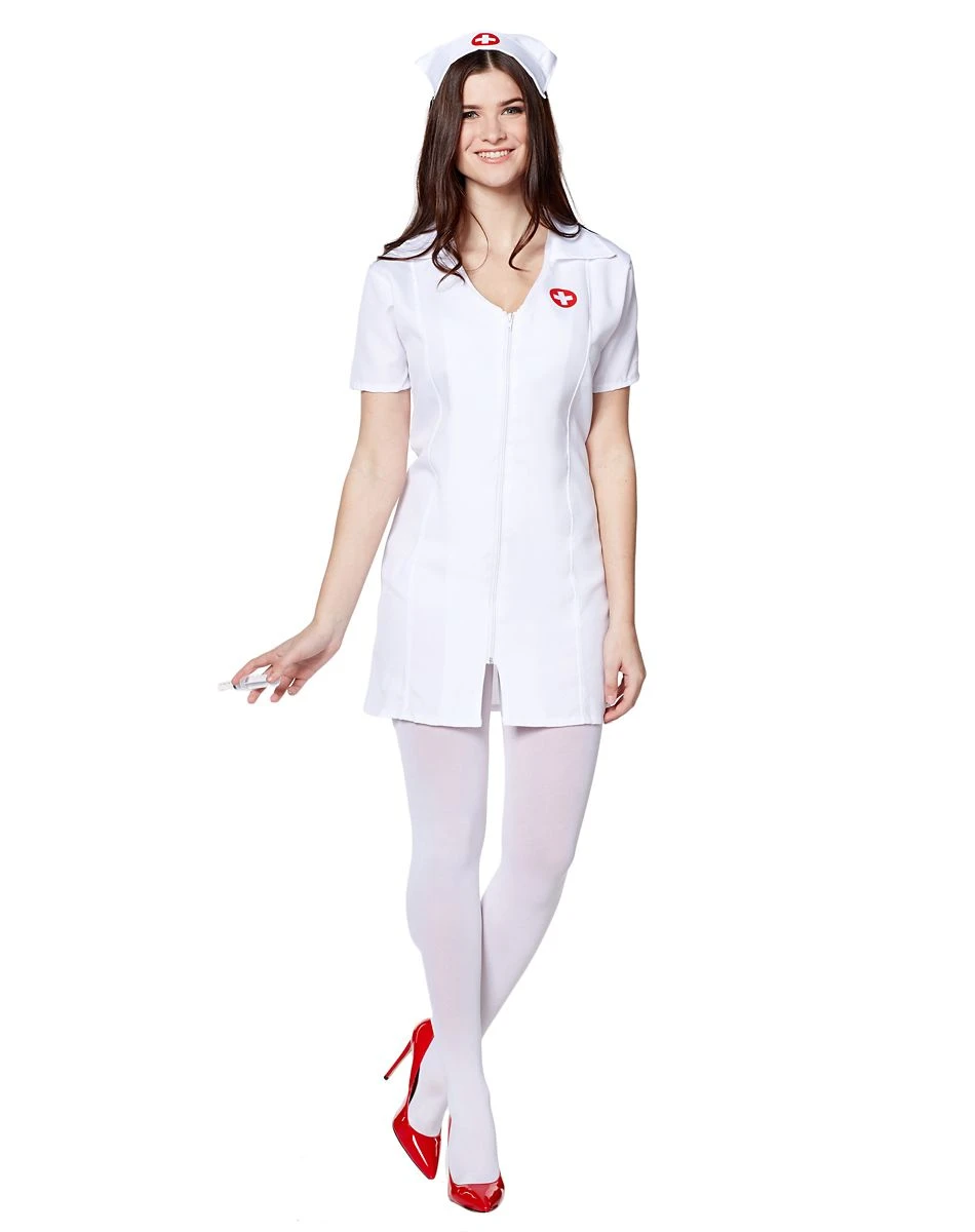 Spirit Halloween Adult Hot Flash Nurse Costume 6 Spirit Halloween Adult Hot Flash Nurse Costume - Image 4