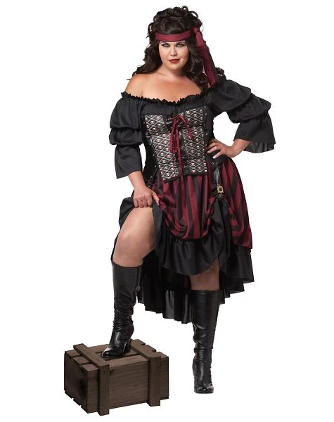 Spirit Halloween Adult Wench Pirate Plus Size Costume 3 Spirit Halloween Adult Wench Pirate Plus Size Costume