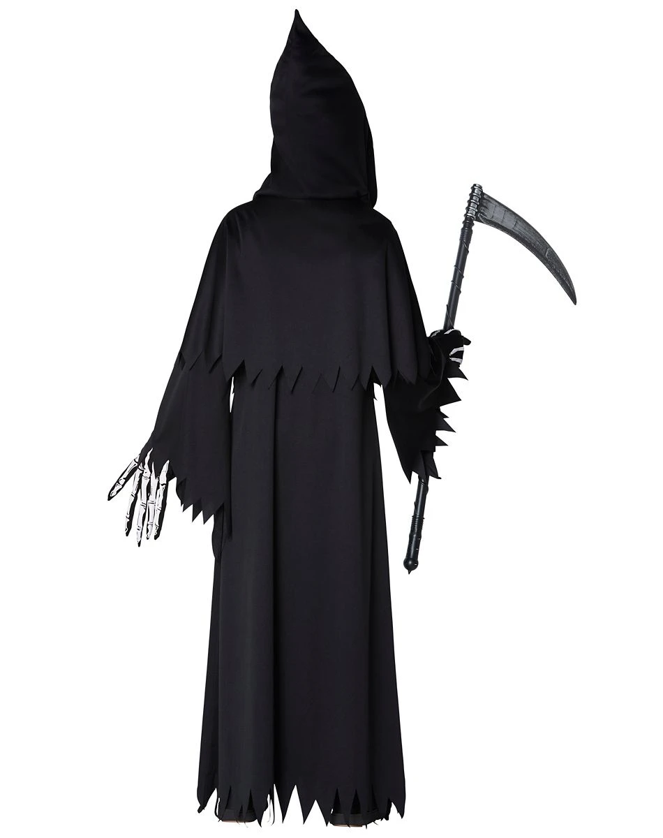 Spirit Halloween Kids Grim Reaper Costume - Deluxe 4 Spirit Halloween Kids Grim Reaper Costume - Deluxe - Image 2