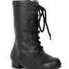 Spirit Halloween Kids Black Combat Boots