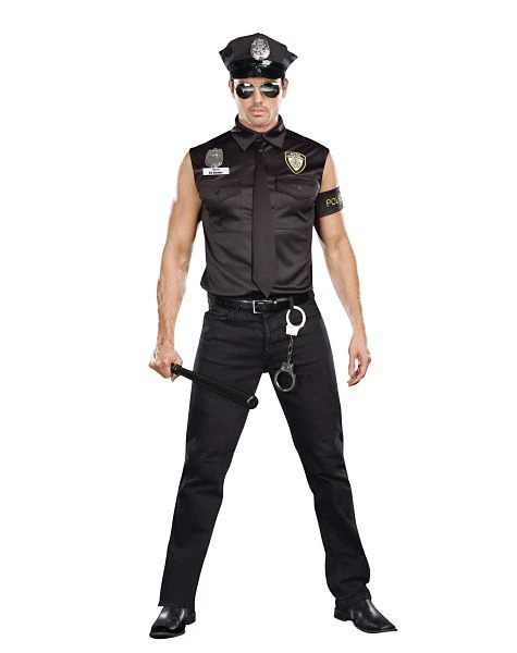 Spirit Halloween Adult Officer Handsome Police Costume 3 Spirit Halloween Adult Officer Handsome Police Costume