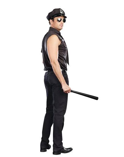 Spirit Halloween Adult Officer Handsome Police Costume 4 Spirit Halloween Adult Officer Handsome Police Costume - Image 2