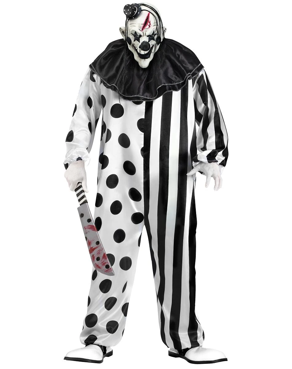 Spirit Halloween Adult Killer Clown One Piece Costume 3 Spirit Halloween Adult Killer Clown One Piece Costume