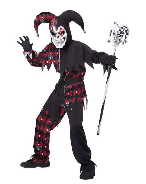 Spirit Halloween Kids Sinister Jester Costume 4 Spirit Halloween Kids Sinister Jester Costume - Image 2