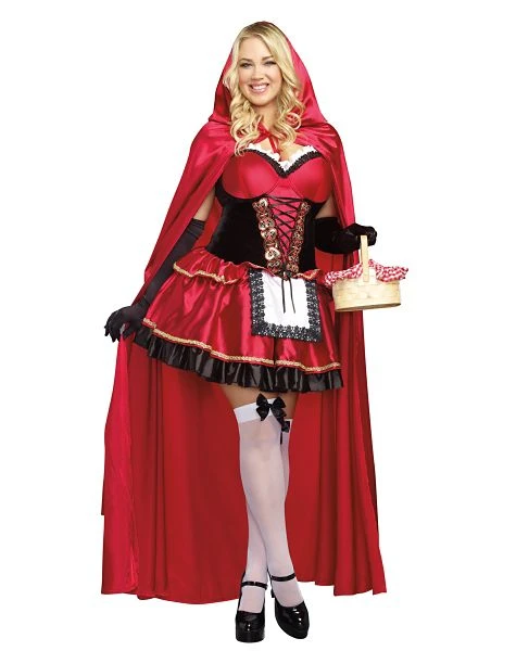 Spirit Halloween Adult Little Red Plus Size Costume 3 Spirit Halloween Adult Little Red Plus Size Costume